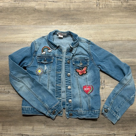 1st Kiss Other - Jean jacket girls xl with patches